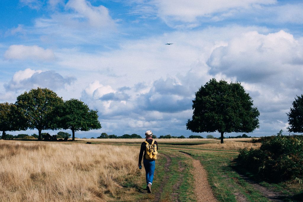 Stappen zetten in de natuur